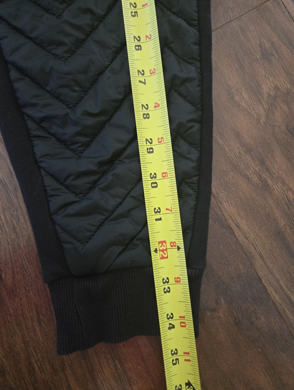 Athleta Solstice Black Quilted Joggers 2P - Picture 6 of 8